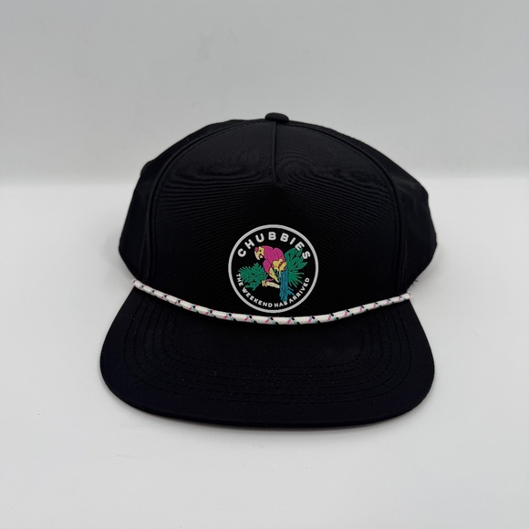 Chubbies Hat Men Snap Back Cap Rope The Weekend Has Arrived Beach Tropical - Picture 1 of 7